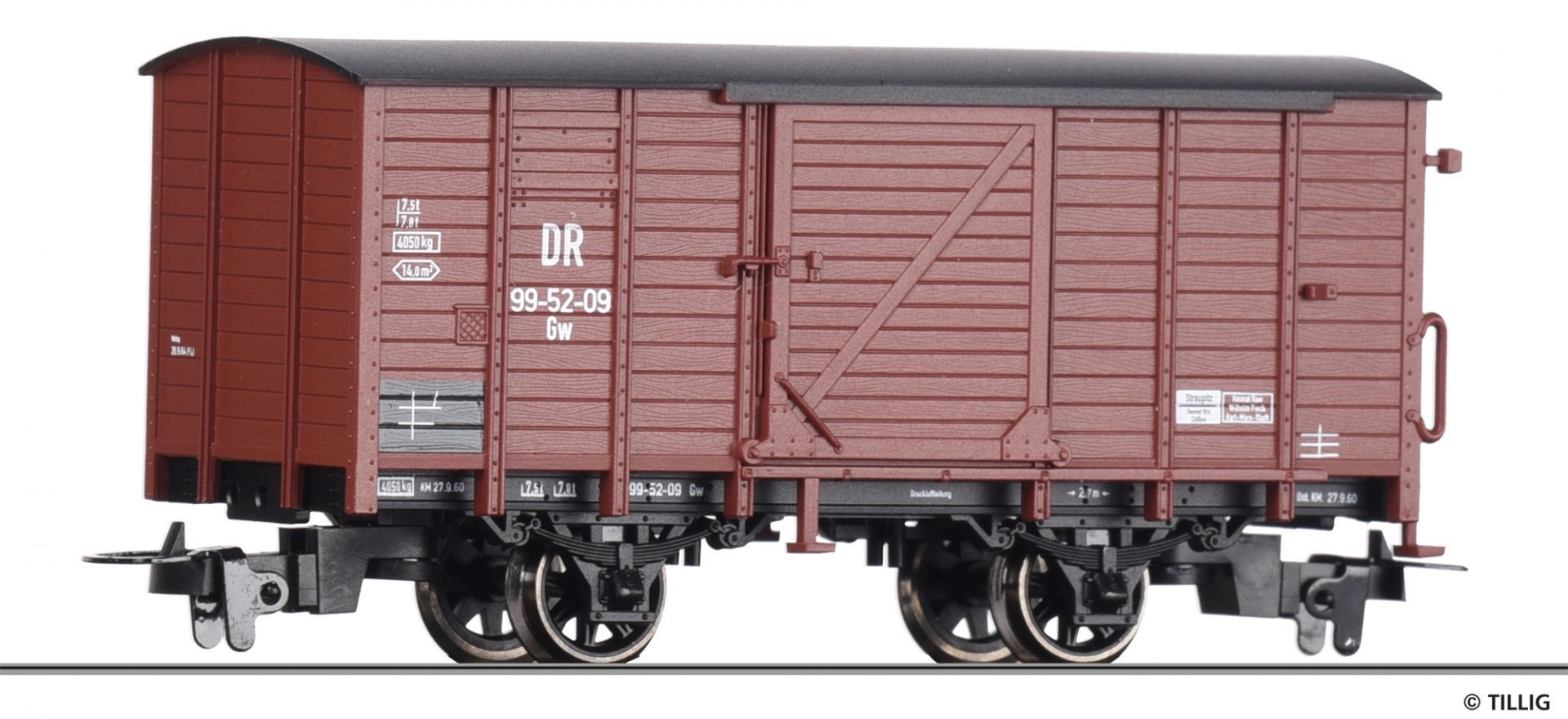 TILLIG 15905 Gedeckter Güterwagen DR World of Trains Modelleisenbahn Shop