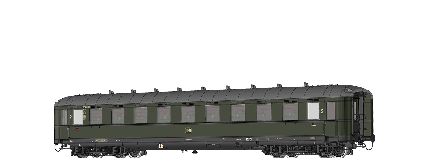 BRAWA 51058 H0 PEW B4üe DB III AC LED World of Trains Modelleisenbahn Shop