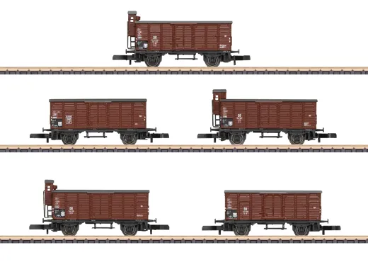 Güterwagen-Set G10 , DB