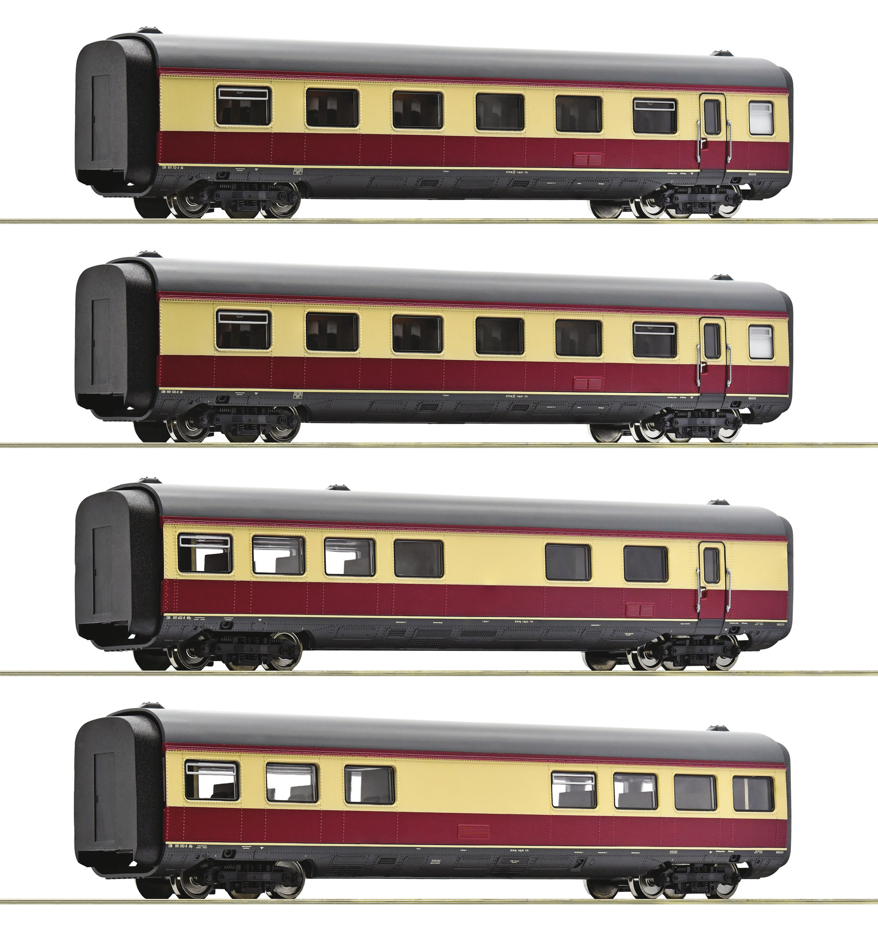 Roco Tlg Set Mittelwagen Zum Gasturbinentriebzug Br Db