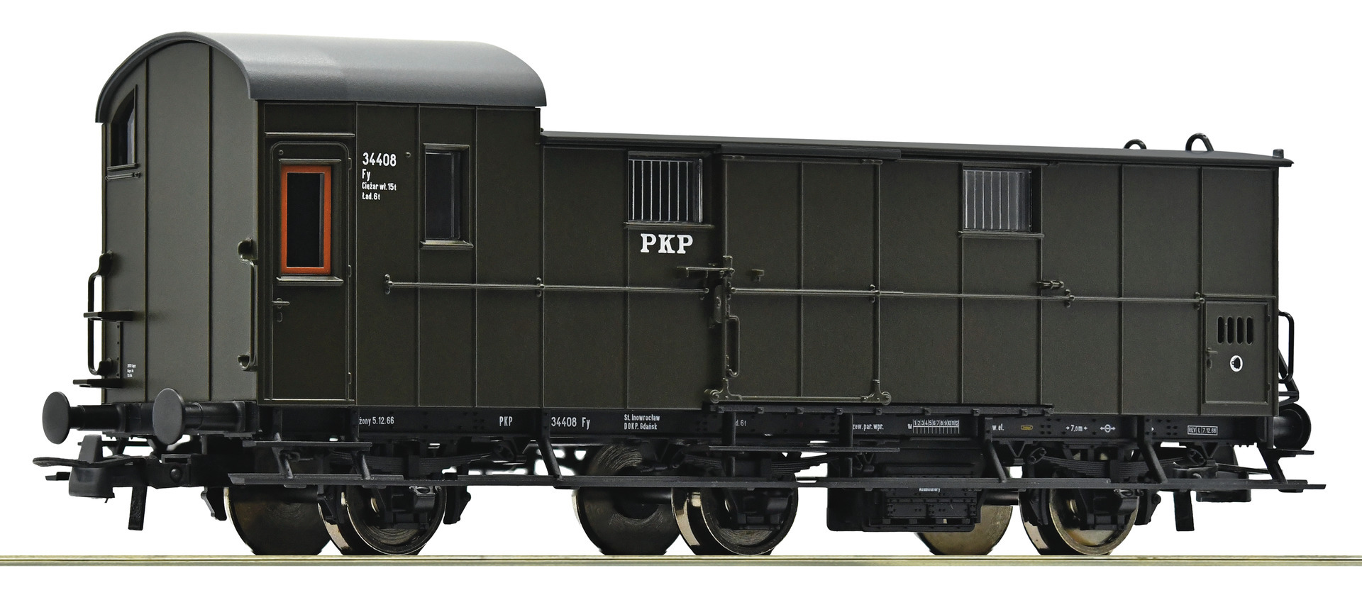 Roco 6200012 Gepäckwagen PKP World of Trains Modelleisenbahn Shop