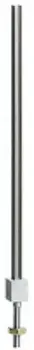 N  H-Profil-Mast aus Neusilber, 70 mm hoch (5 stk.)