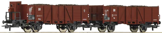 2-teiliges Set Güterwagen, DR