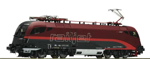 Elektrolokomotive 1116 202 „Railjet“ mit Kamera, ÖBB