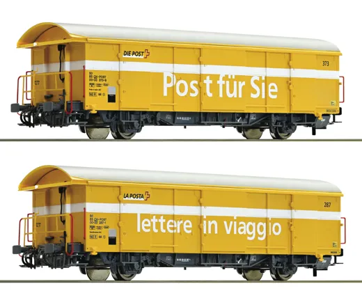 Postgüterwagen Z2, gelb, SBB, AC