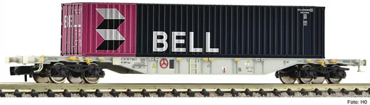 Containertragwagen BELL, eingestellt bei der SBB