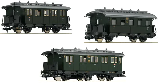 3-tlg. Set "Nebenbahn-Personenzug" (Teil 1), DRG