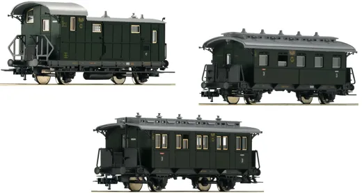 3-tlg. Set "Nebenbahn-Personenzug" (Teil 2), DRG