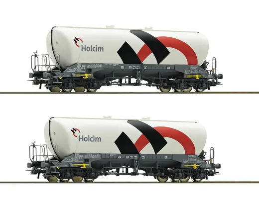 2-tlg. Set: Silowagen, Holcim, Privatbahn