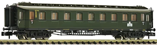 Schnellzugwagen 3. Klasse Bauart C 4ü (pr 08) mit Zugschlussscheiben, DB