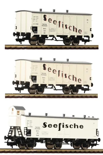 3-tlg. Güterwagenset "Seefische", DRG