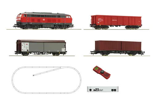 z21 start Digitalset: Diesellokomotive BR 218 mit Güterzug, DB AG