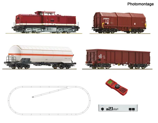 z21 start Digitalset: Diesellokomotive BR 114 mit Güterzug, DR