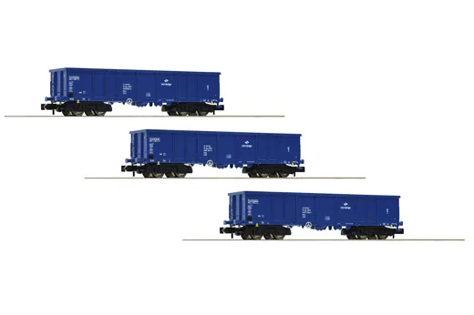3-tlg. Set offene Güterwagen Bauart Eaos, PKP Cargo