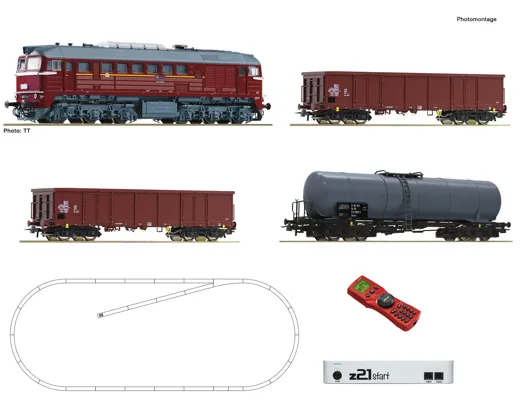 z21 start Digitalset: Diesellokomotive BR 120 mit Güterzug, DR