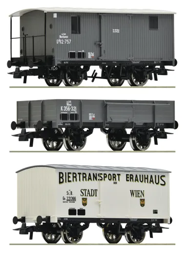 3-tlg. Set: Güterzug, kkStB