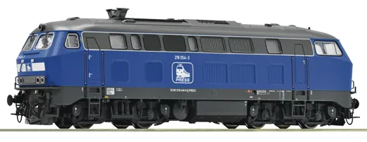Diesellokomotive 218 054-3, PRESS, Privatbahn