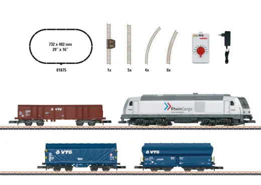 Startpackung "moderner Güterverkehr" mit Diesellok Baureihe 285, VTG