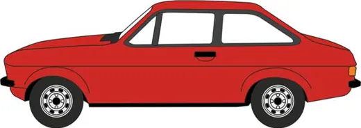 Ford Escort Mark II red
