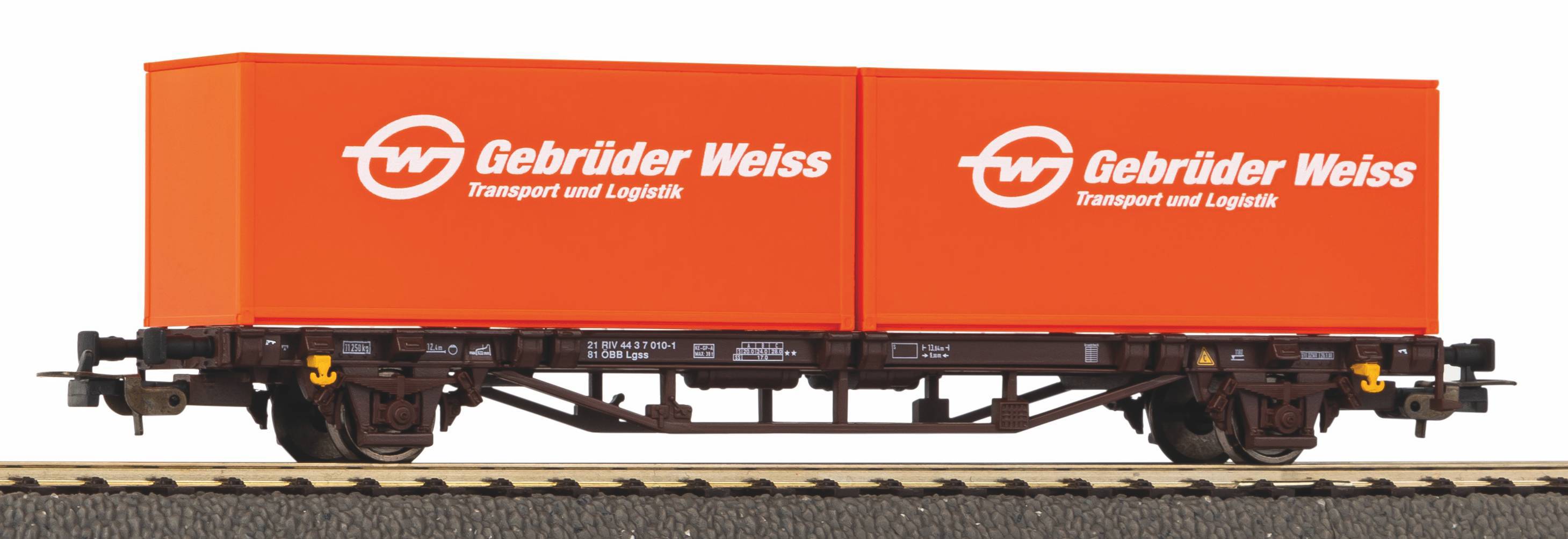 Piko Containertragwagen Lgs Bb V Gebr Weiss World Of Trains Modelleisenbahn Shop