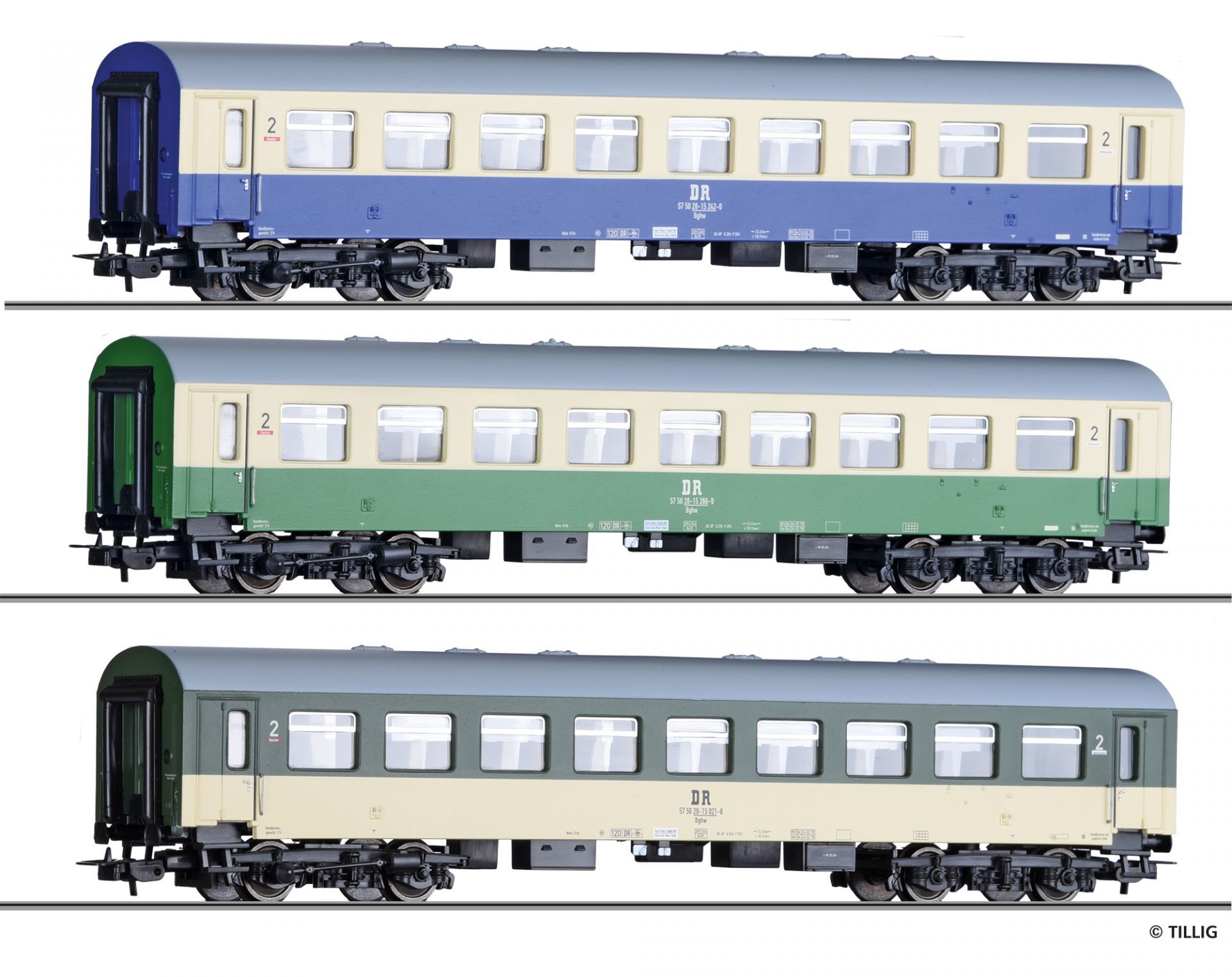 TILLIG 70044 Reisezugwagenset DR World Of Trains Modelleisenbahn Shop