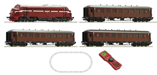 Digital-Startset: Diesellokomotive Di3 mit Personenzug, NSB