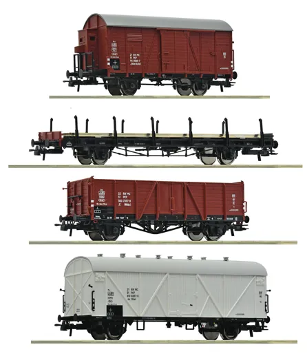 4-tlg. Set: Güterzug, PKP