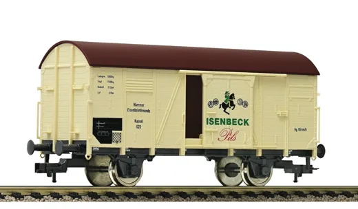 Gedeckter Güterwagen "Isenbeck Pils", MEH, Privatbahn