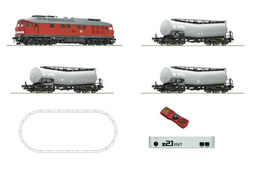 Digital z21®start Set: Diesellokomotive BR 232 mit Kesselwagenzug, DB AG