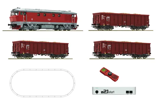 Digital z21®start Set: Diesellokomotive T 478 mit Rübenzug, ČSD, CSD