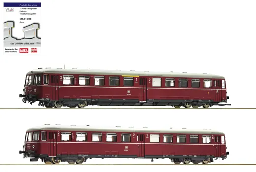 Akkutriebwagen BR 515 mit Steuerwagen, DB