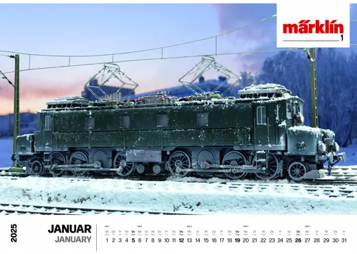 Märklin-/Trix-Wandkalender 2025