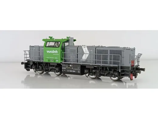 D100 004 SBB Cargo Italia Am 842 014-3, Grau/Grün, Weisses Eckband, vorderes Rot-Rechteck