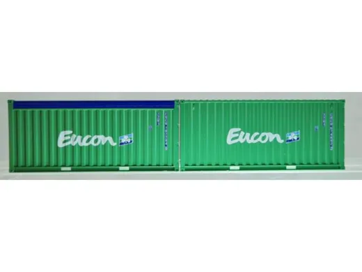 Set 2 Container 20' EUCON OT Grün+ EUCON LC