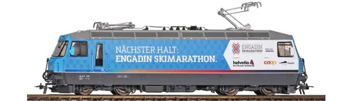 RhB Ge 4/4 III 649 Universallok "Engadin Skimarathon"