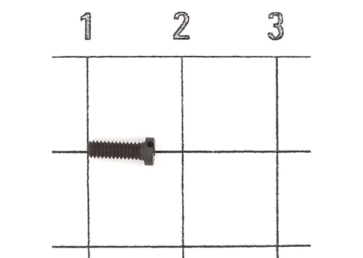 Zylinderschraube M2x6   10 St