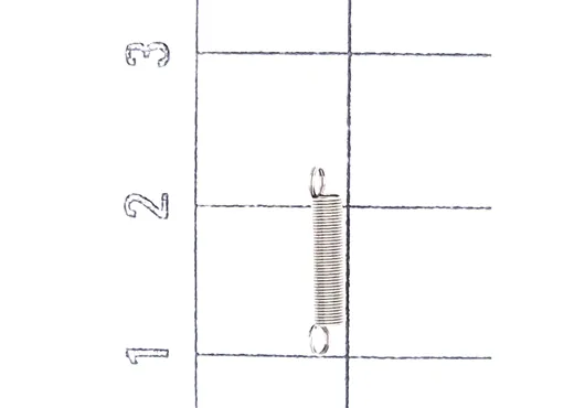 Zugfeder D2,1/12,8/42 (10 St)