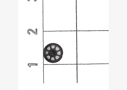 Bremsrad 6,0/ 8 Speichen schw