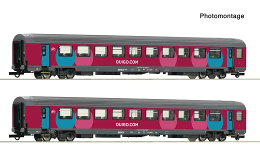 2-tlg. Set 1: Corailwagen, SNCF