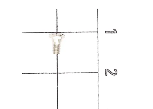 Sechskantansatzschraube M2x4