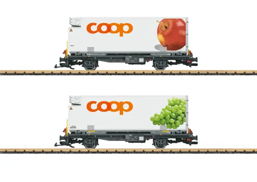 RhB Containerwagen Set “coop®“