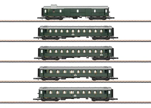 Schnellzugwagen-Set der Einheitsbauart 1928 bis 1930, DB