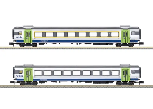 Schnellzugwagen-Set "GOLDENPASSLINE", BLS