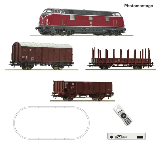 z21 start Digitalset: Diesellokomotive BR 221 mit Güterzug, DB