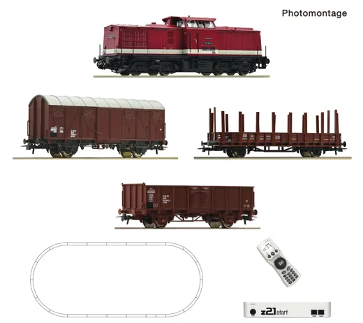 z21 start Digitalset: Diesellokomotive BR 110 mit Güterzug, DR