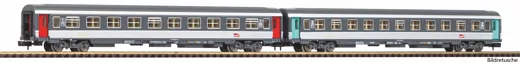 N 2er Set Abteilwagen 1. Klasse + 2. Klasse SNCF VI