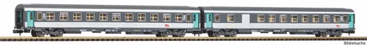 N 2er Set Abteilwagen 2 Klasse + 2 Klasse Gepäckabteilwagen SNCF VI